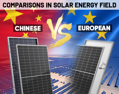 Comparaisons de modules solaires européens et chinois