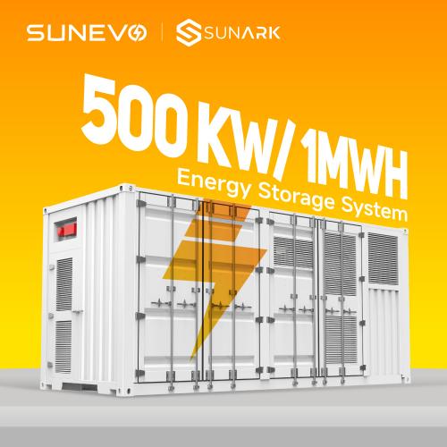 Industrial Commercial Solar Battery Energy Storage System 500kw 1mwh High Voltage ESS Energy Storage Container Remote Monitoring