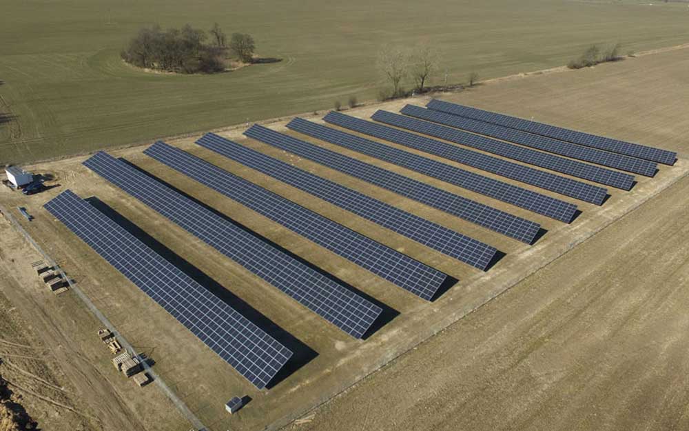 Centrale solaire de 1MW en Pologne
