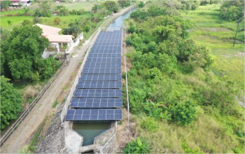 Le premier projet d'irrigation solaire couvert par un aqueduc aux Philippines est mis en ligne