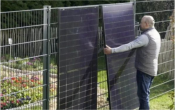 Allemagne : un système photovoltaïque enfichable sur une clôture de jardin