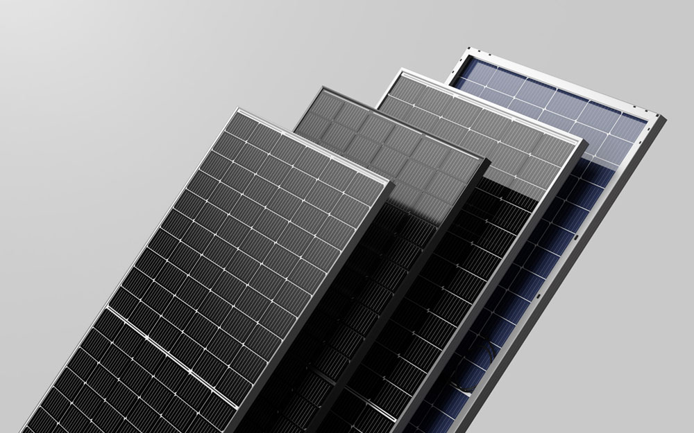 Modules photovoltaïques solaires de la série evo 4 basés sur une cellule solaire de 166 mm
