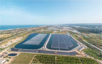 31 MW ! Teralight a achevé le plus grand projet photovoltaïque flottant d'Israël