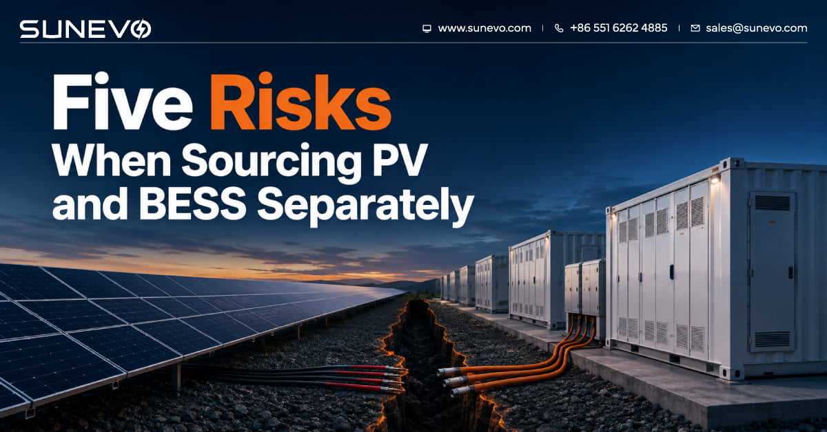 Five Risks When Sourcing PV and BESS Separately