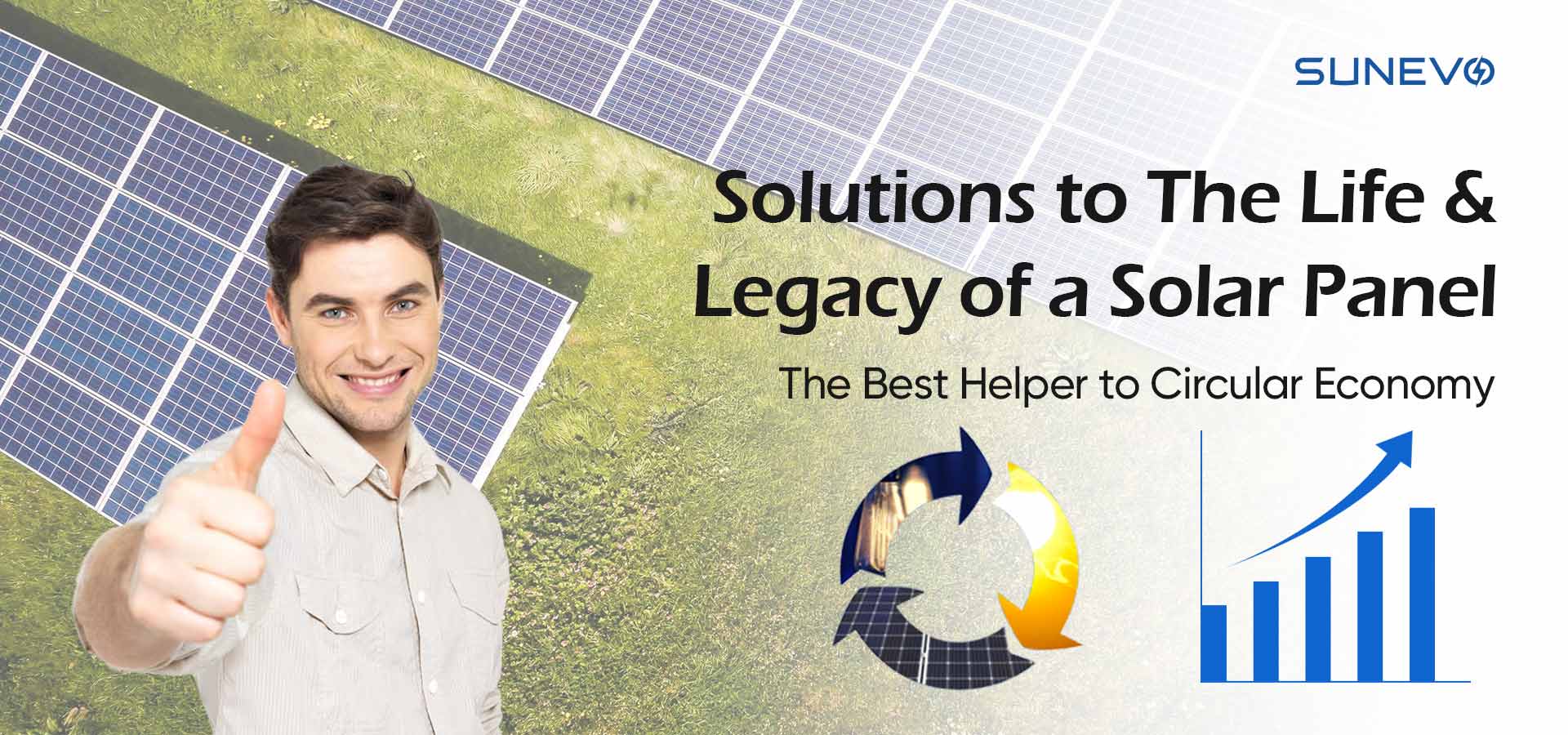 Vie et héritage d'un panneau solaire : solutions d'économie circulaire