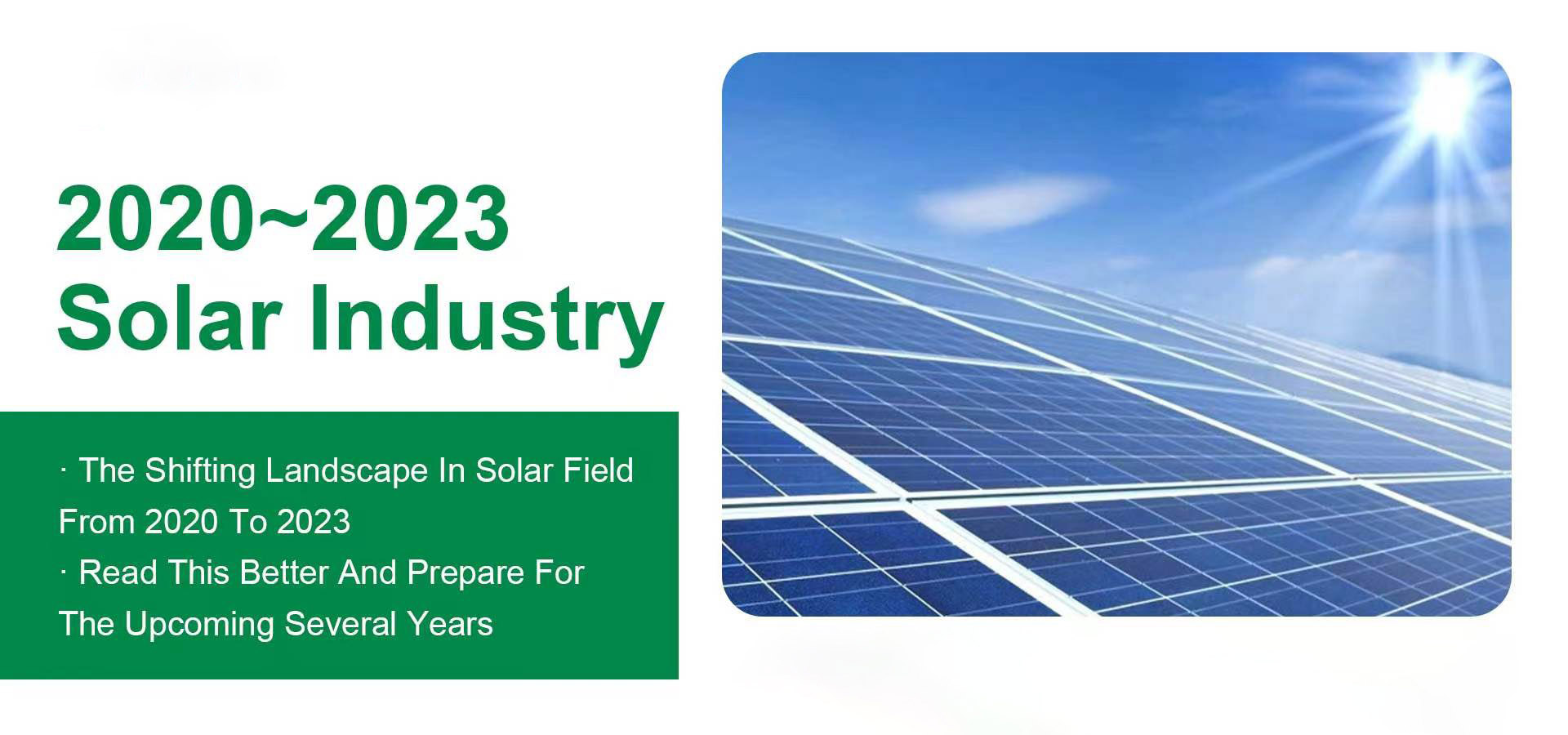 Analyse 2020-2023 du paysage changeant du champ solaire
        