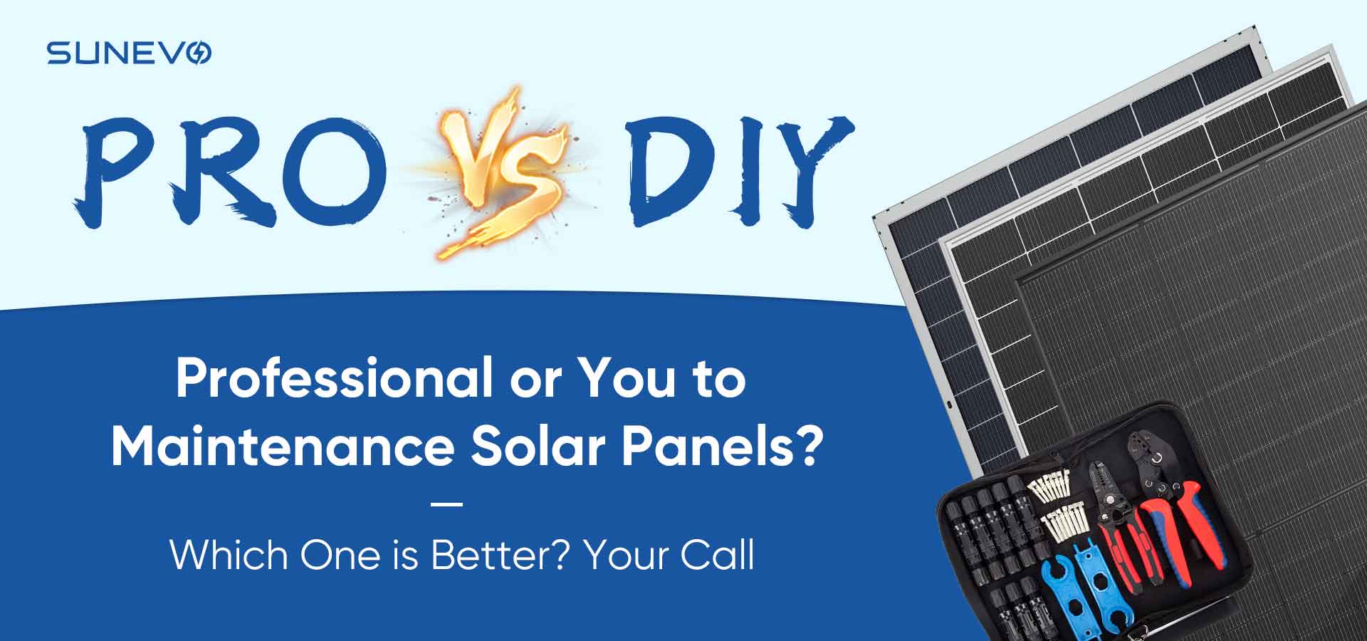 Le débat : entretien solaire professionnel ou entretien à faire soi-même